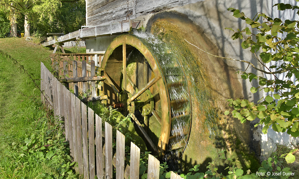 Wasserrad Mühle Ballwil